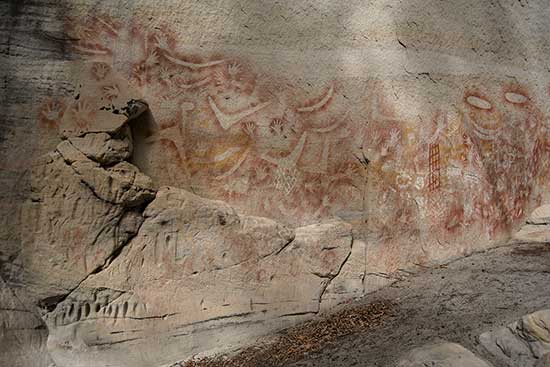 Indigenous rock art Carnarvon Gorge